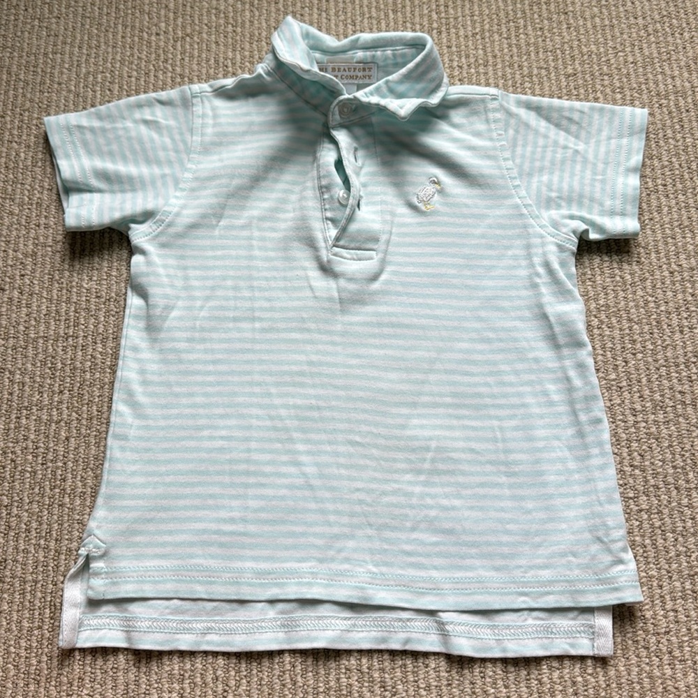 Striped Beaufort bonnet polo, 3T, barely worn